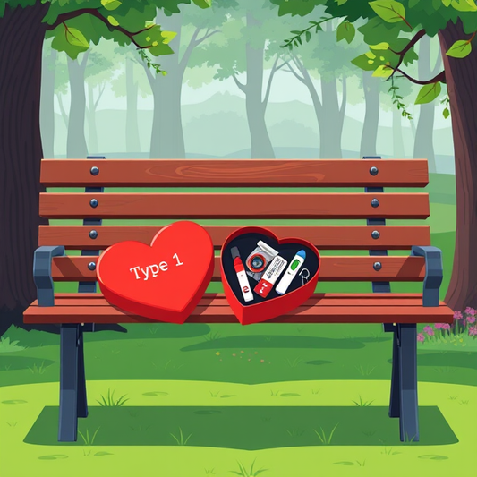 Type 1 Diabetes Valentine’s Day: Chocolate, Chaos & Heart CGM/Insulin Pump Patches