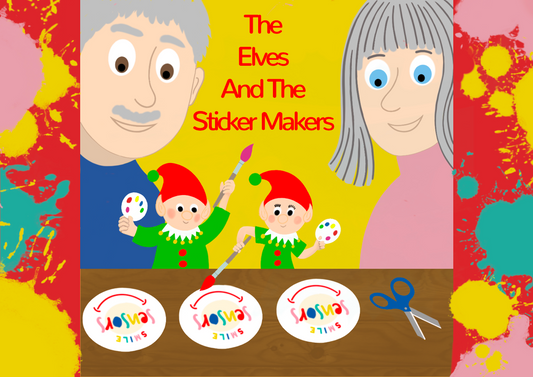 SmileSensors elves and sticker makers Christmas photoshoot