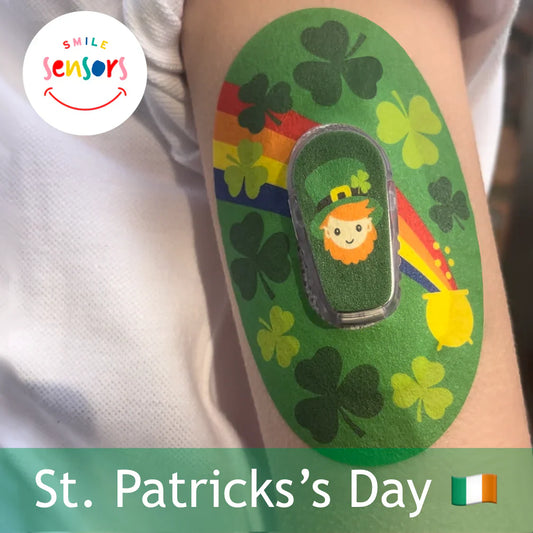 Leprechaun St Patrick's Day Dexcom CGM patch design