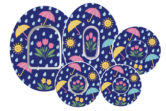 April Showers CGM waterproof Patch for Freestyle Libre, Dexcom, Omnipod and Medtronic by SmileSensors