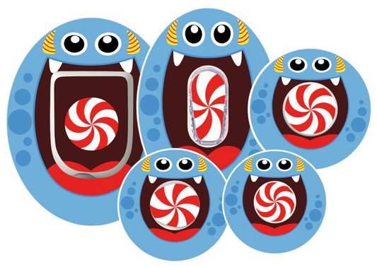 Blue Monster Patches