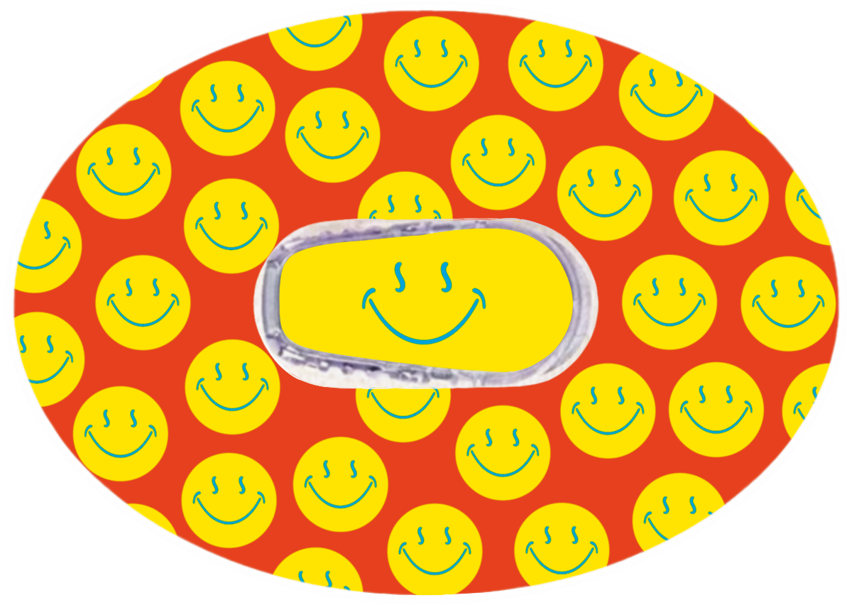 Smiley Orange Patches