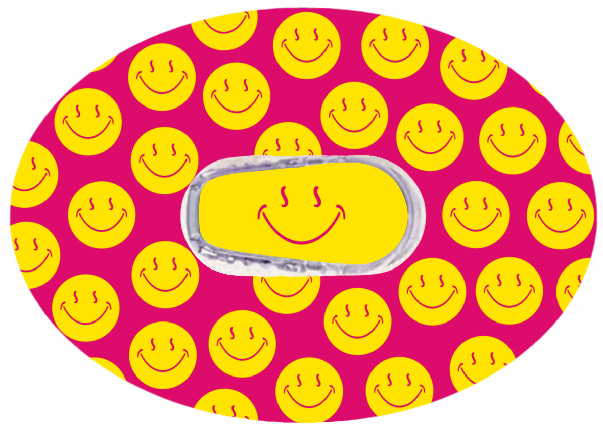 Smiley Pink Patches