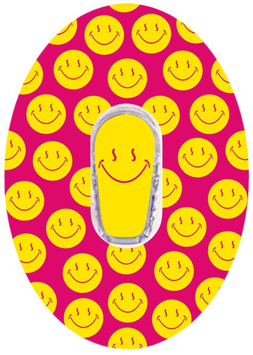 Smiley Pink Patches