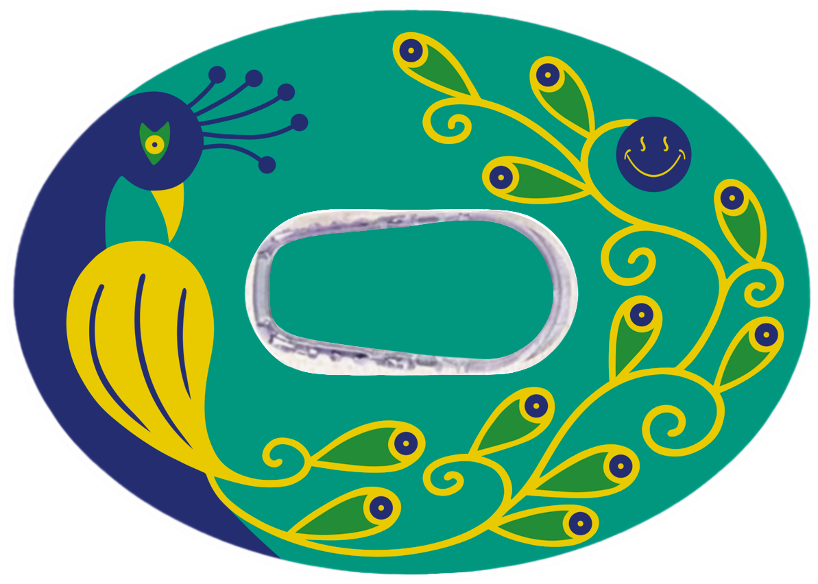 Wild Peacock Patches