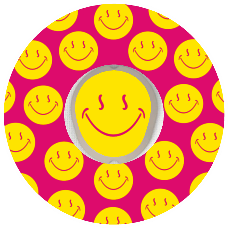 Smiley Pink Patches
