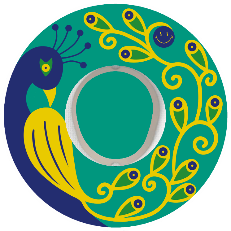 Wild Peacock Patches