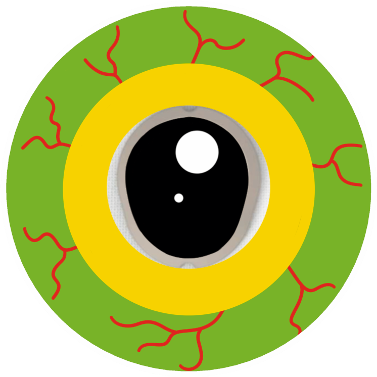 Zombie Eyeball Patches