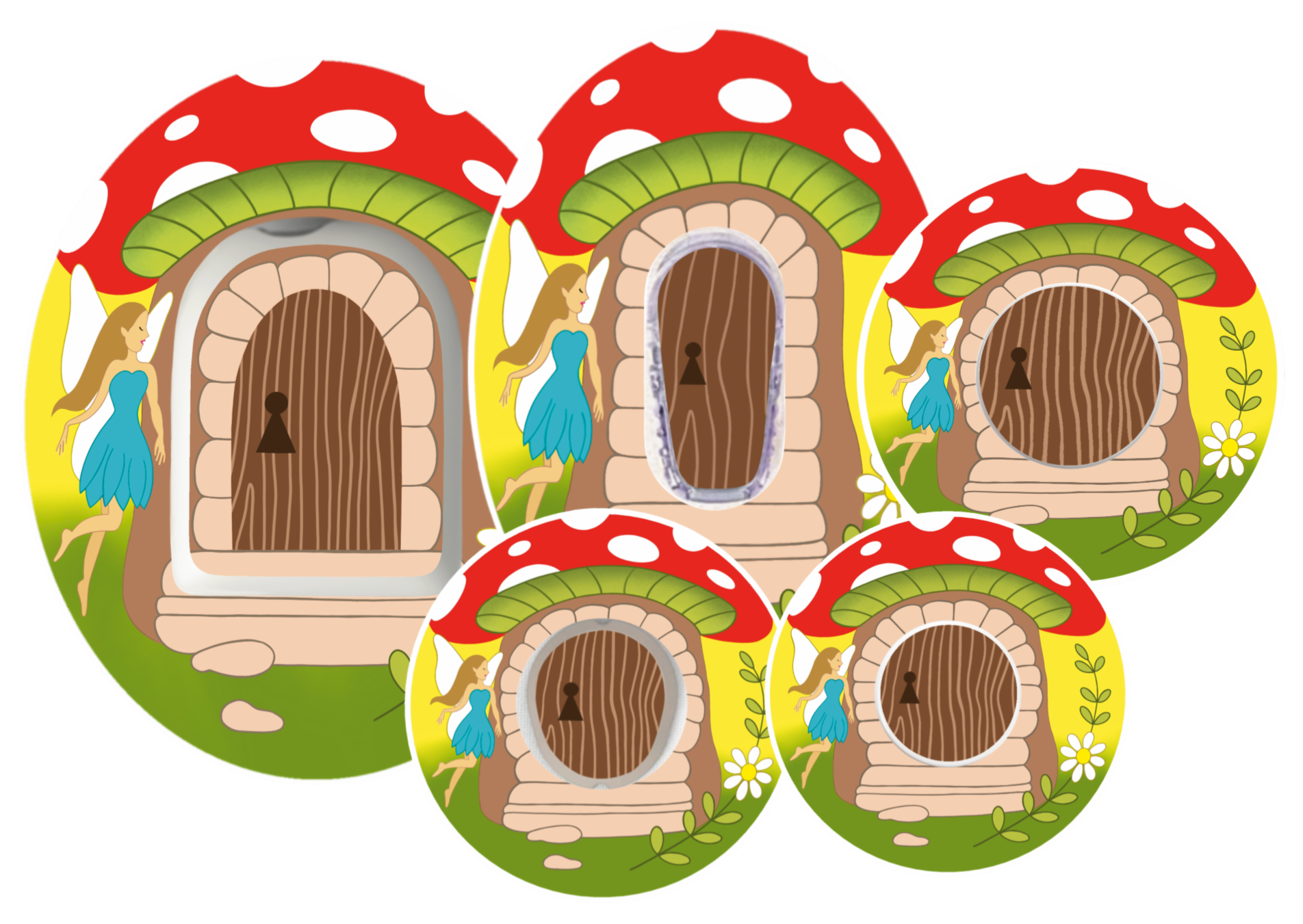 Fairy Toadstool Patches SmileSensors