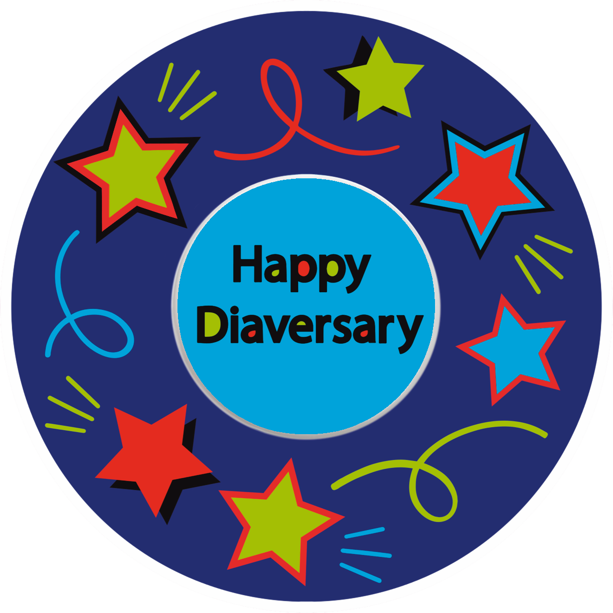 Happy Diaversary Patches