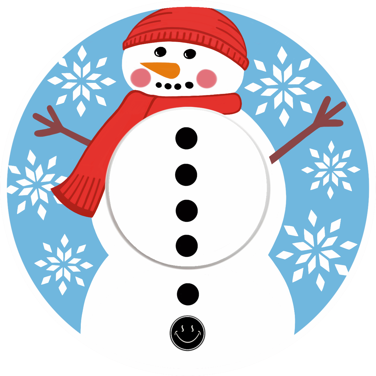 Snowman Patches