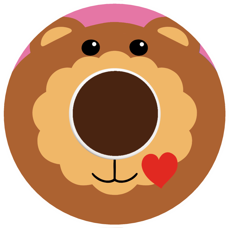 Bear Heart Patches