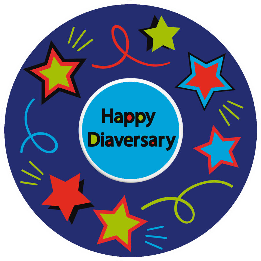 Happy Diaversary Patches