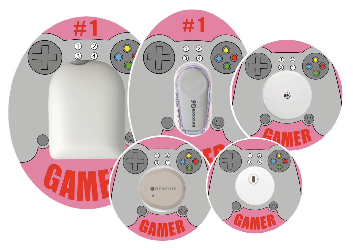 Gamer Pink Patches