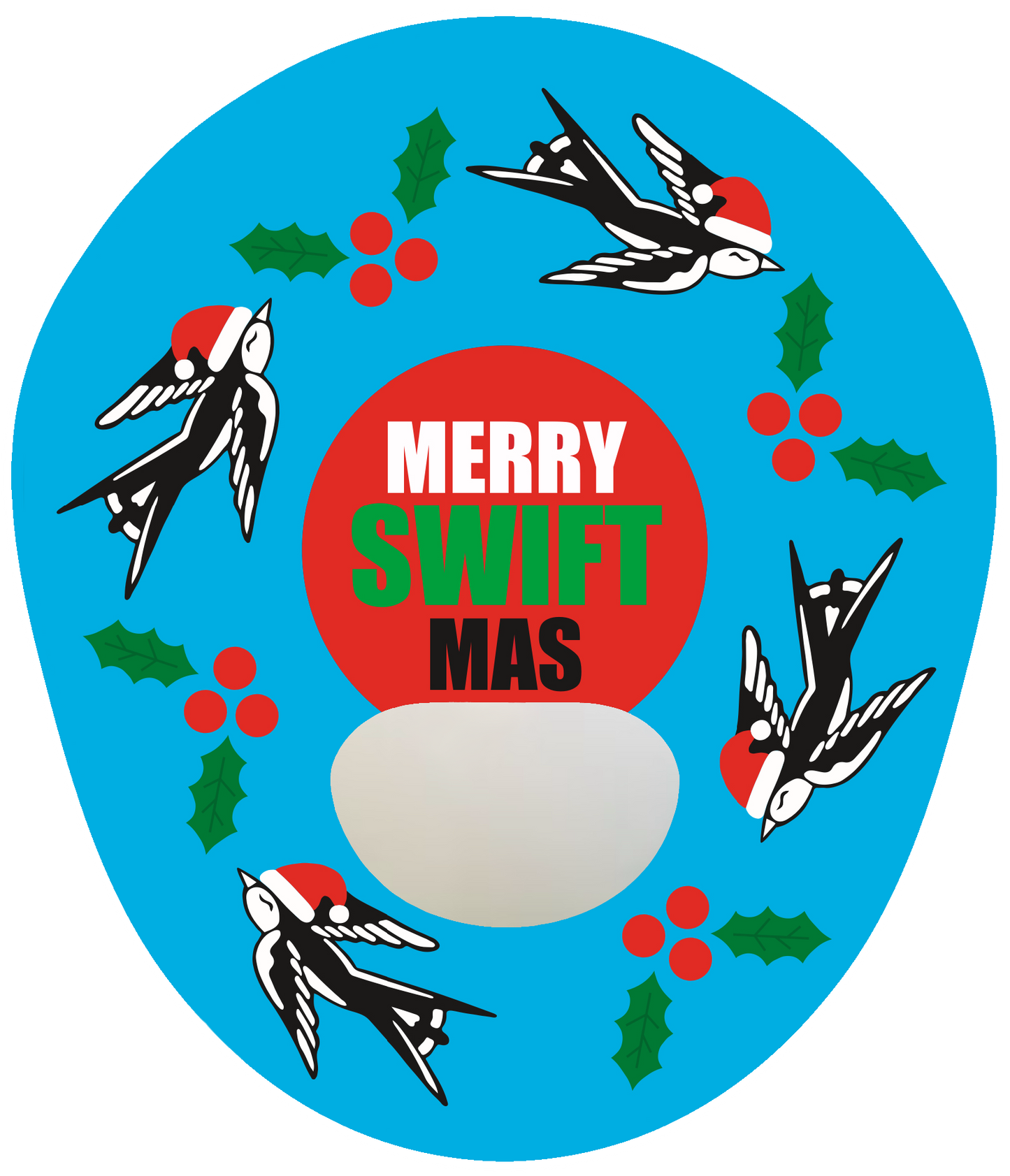 Swiftmas Blue Patches