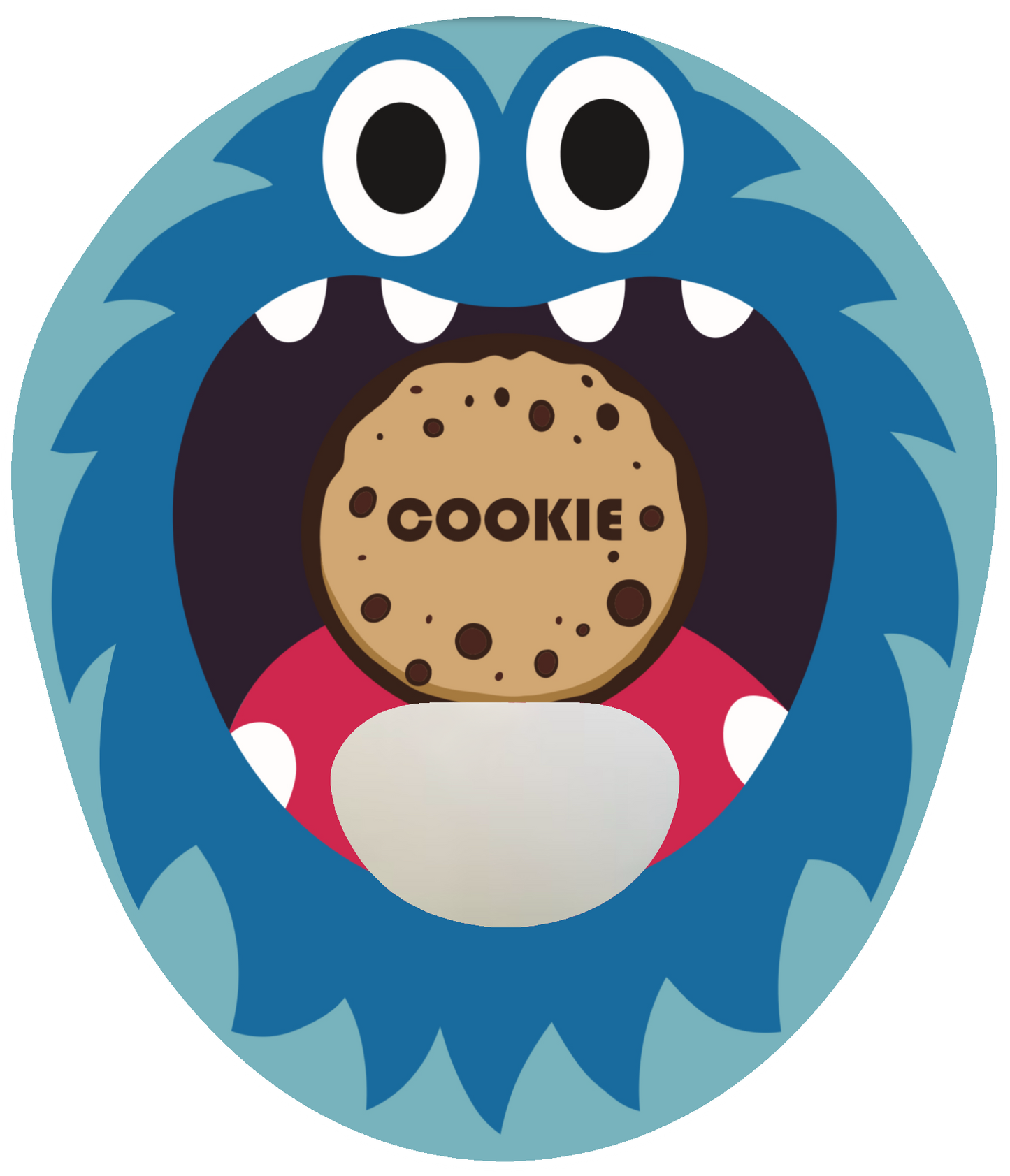 Cookie Monster waterproof CGM Patch for Medtronic adhesive by SmileSensors