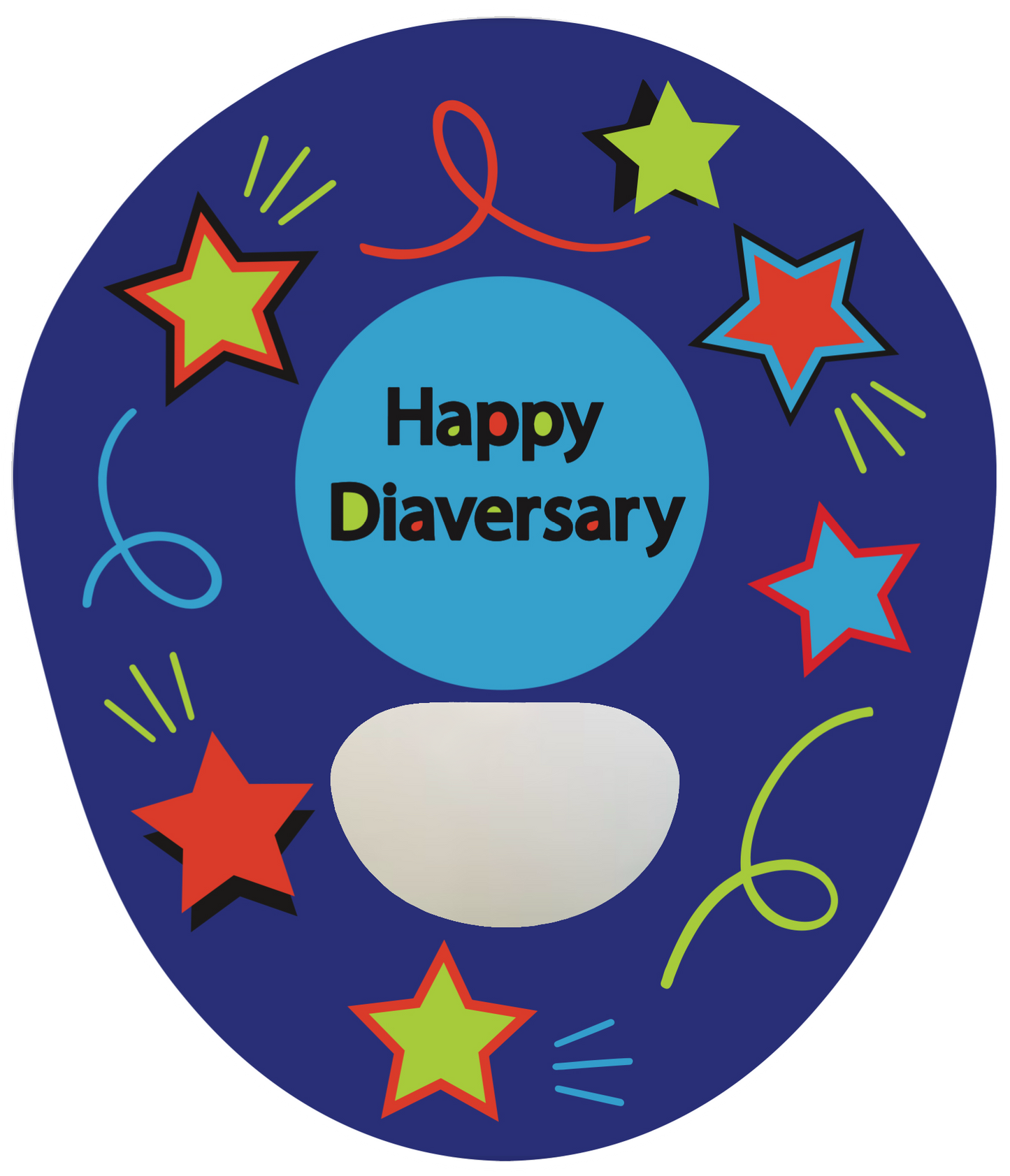 Diaversary Blue Patches