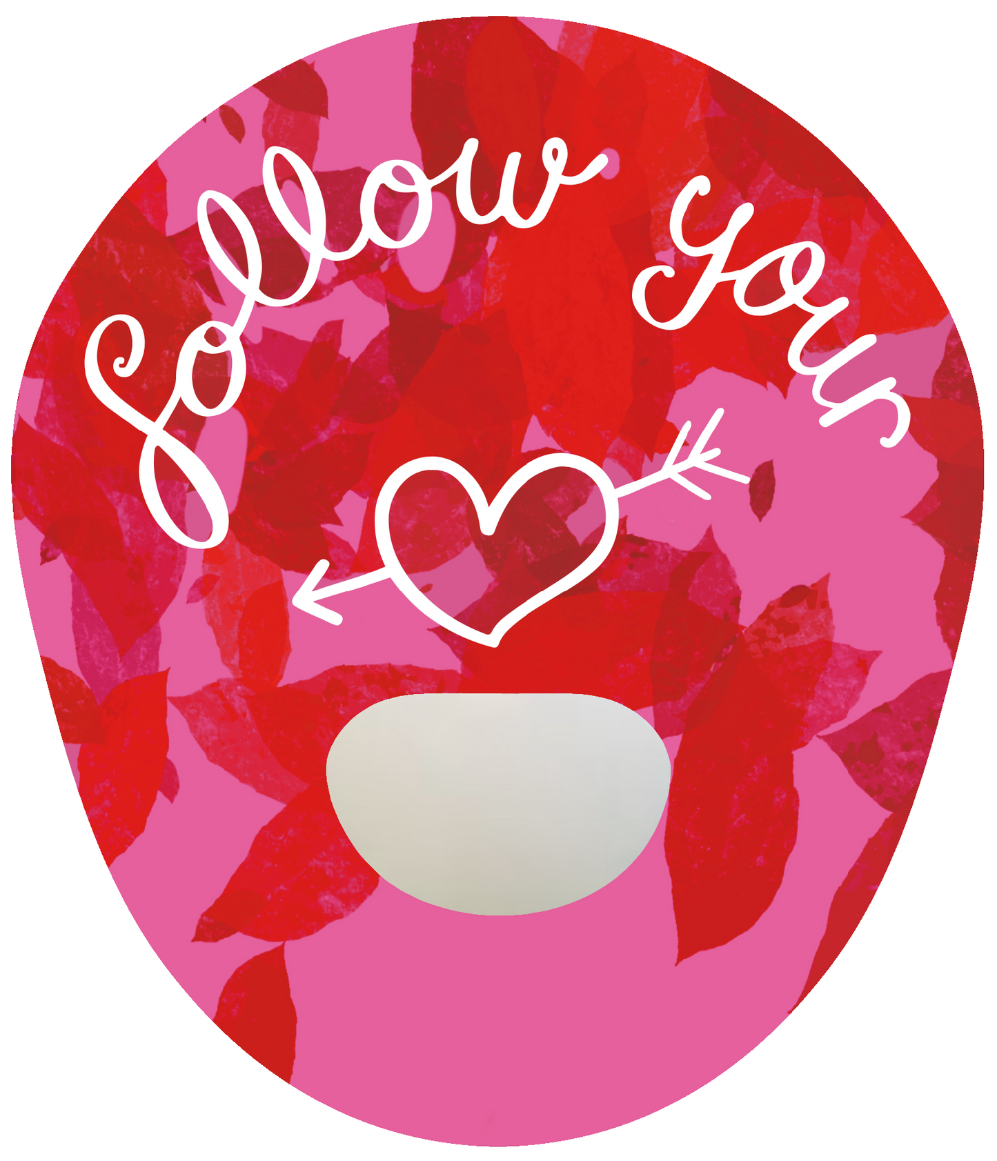 Follow Your Heart CGM patch from SmileSensors on Guardian Enlite sensor