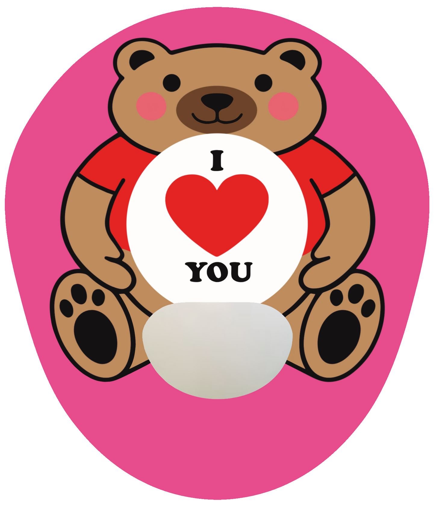 Love Bear Guardian/Enlite CGM patch for Valentine’s Day by SmileSensors
