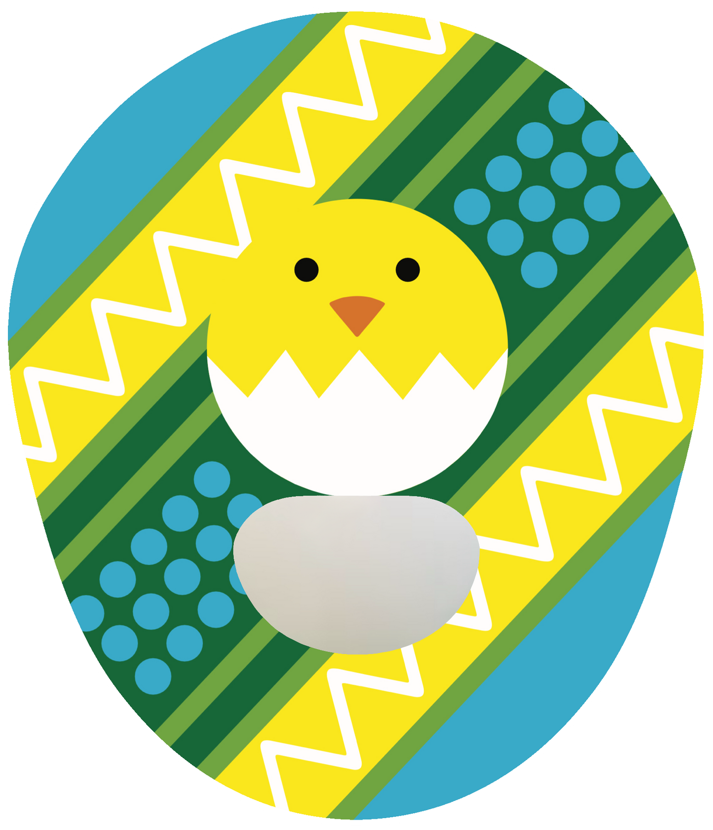 Chick Egg Easter CGM Patch for Medtronic adhesive by SmileSensors