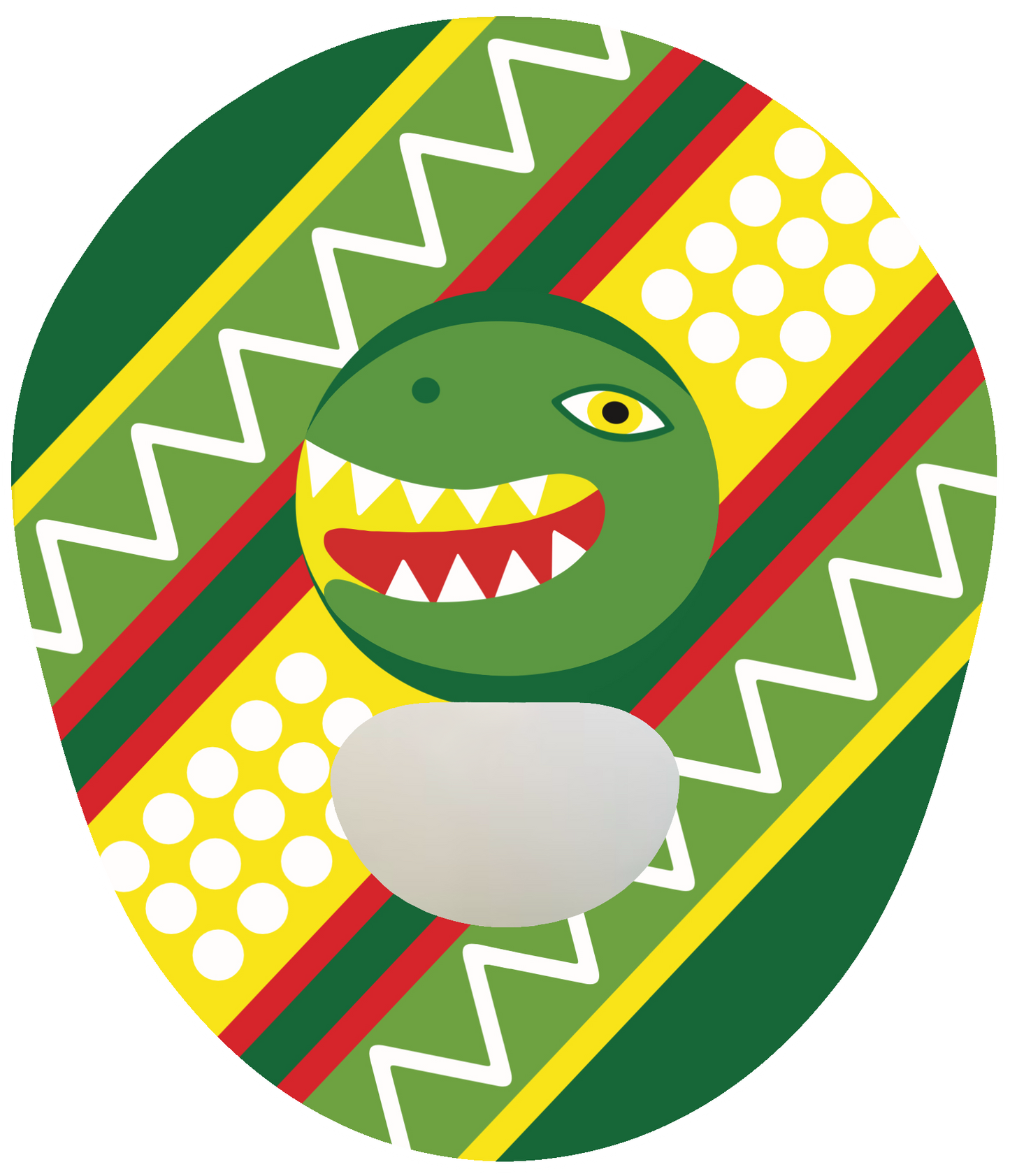 Dinosaur Egg CGM Patch for Medtronic adhesive by SmileSensors