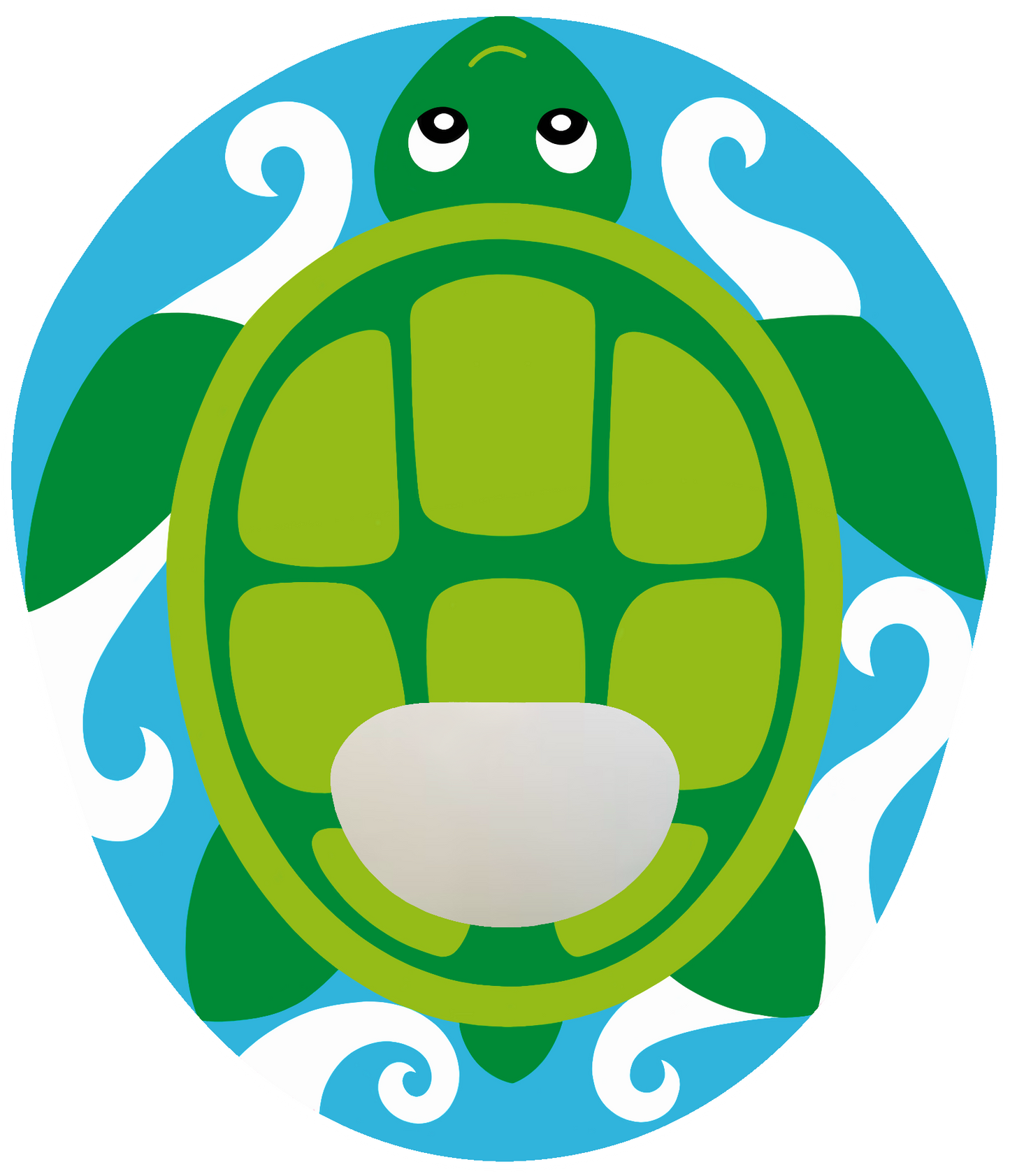 Sea Turtle waterproof CGM Patch for Medtronic adhesive by SmileSensors