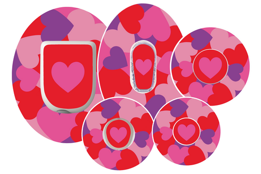 Valentine’s CGM patches compatible with Dexcom, Freestyle Libre, Omnipod and Guardian Enlite