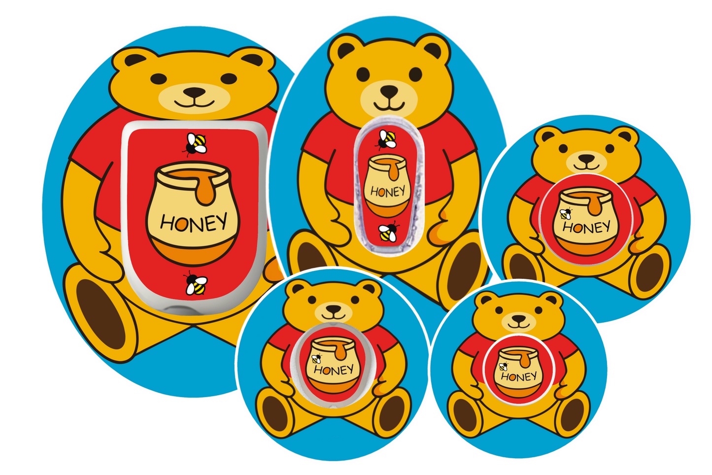 Honey Bear Patches