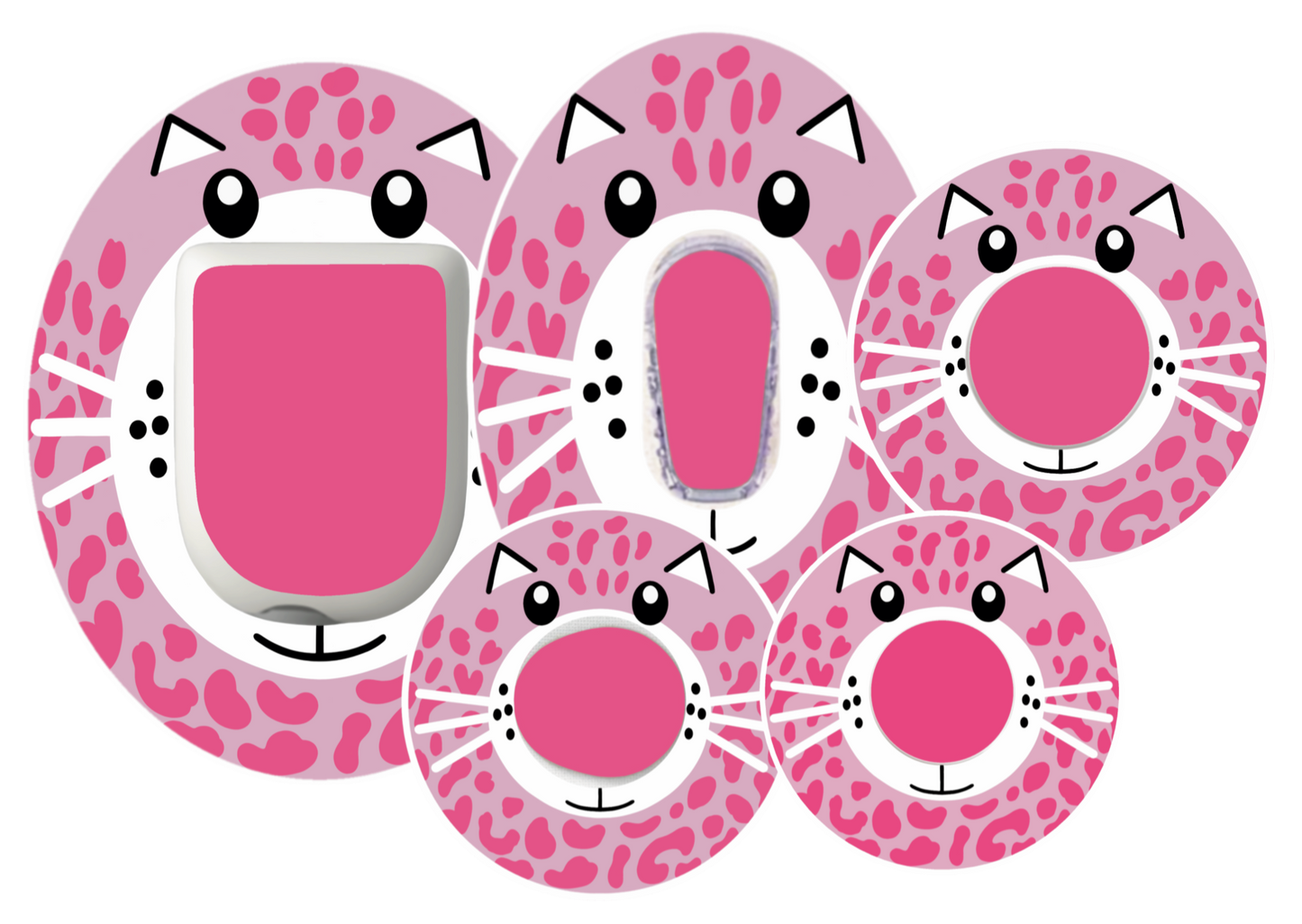Pink Leopard Patches