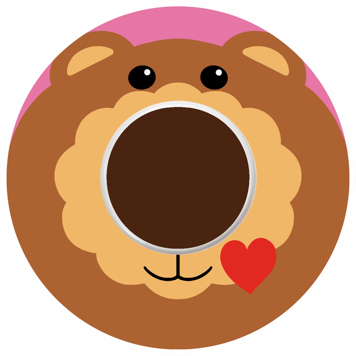 Bear Heart Patches