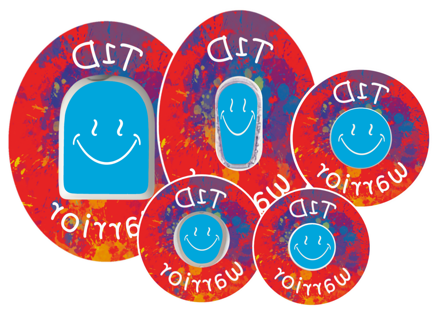 Mirror T1D Warrior Patches