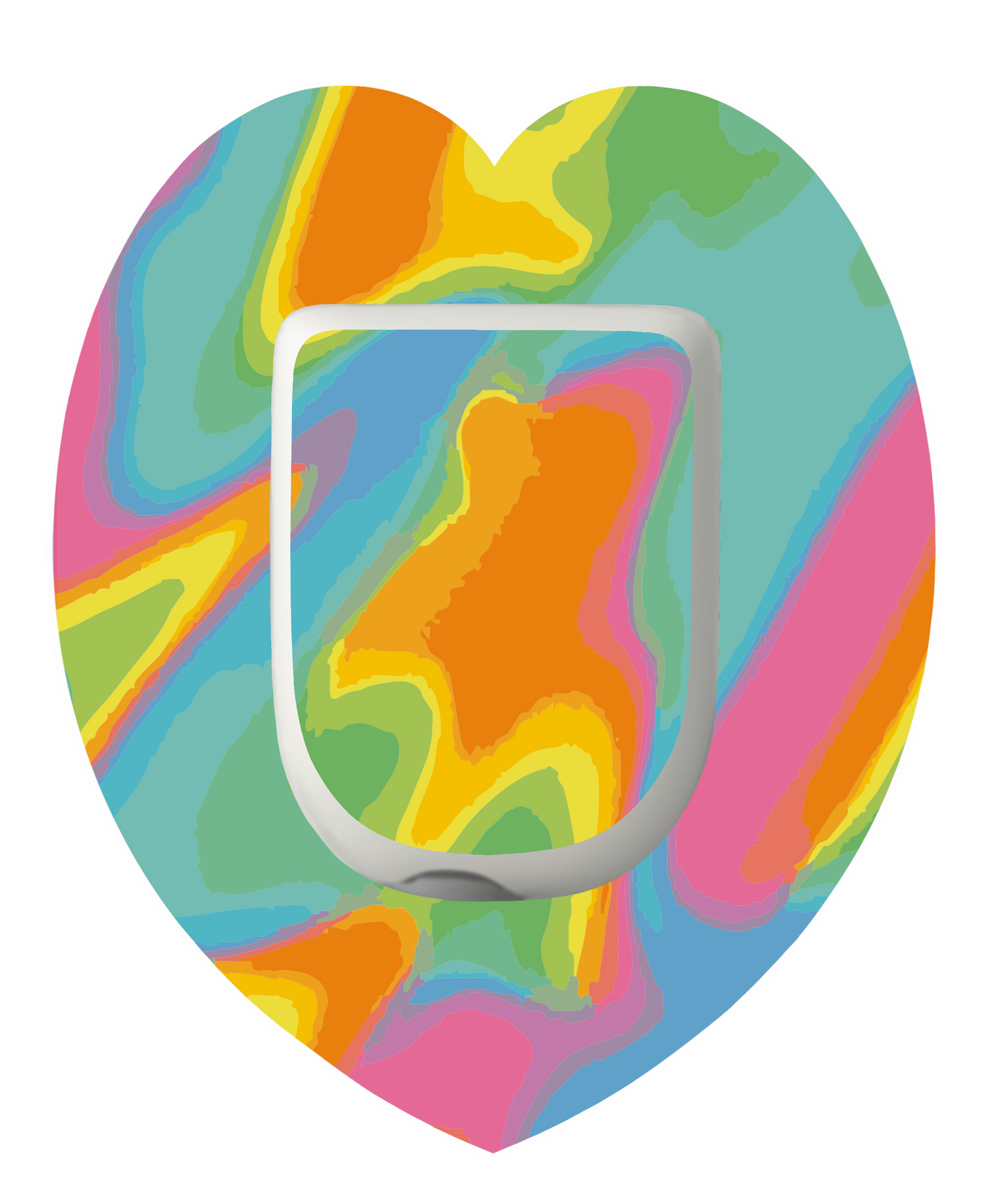 Neon Heart Patches