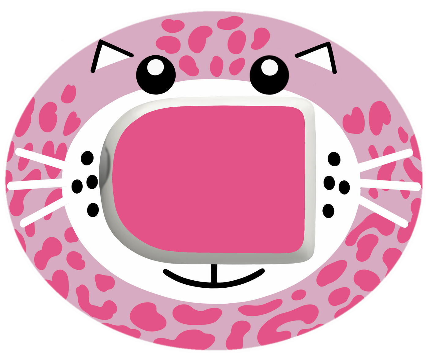 Pink Leopard Patches