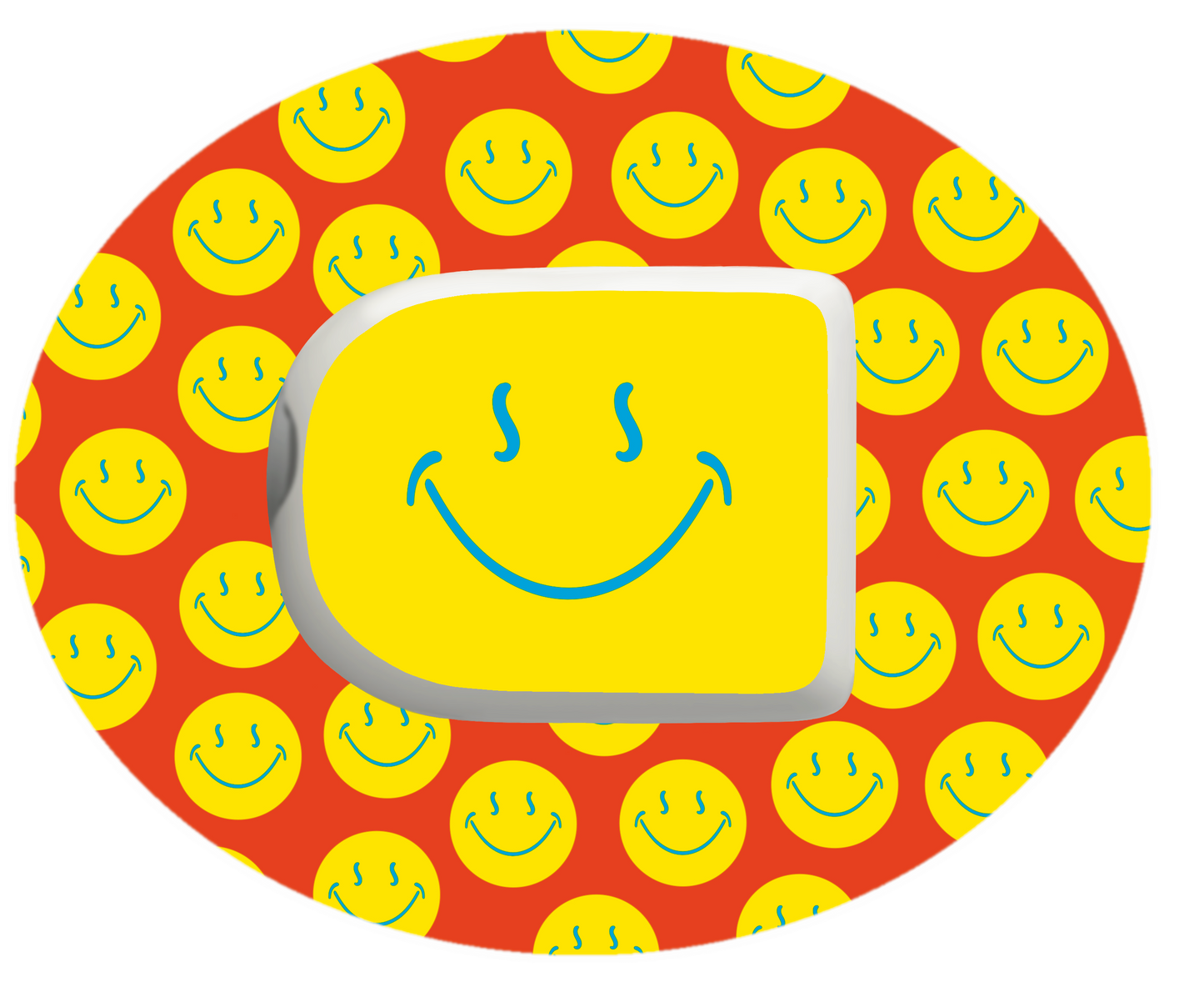 Smiley Orange Patches