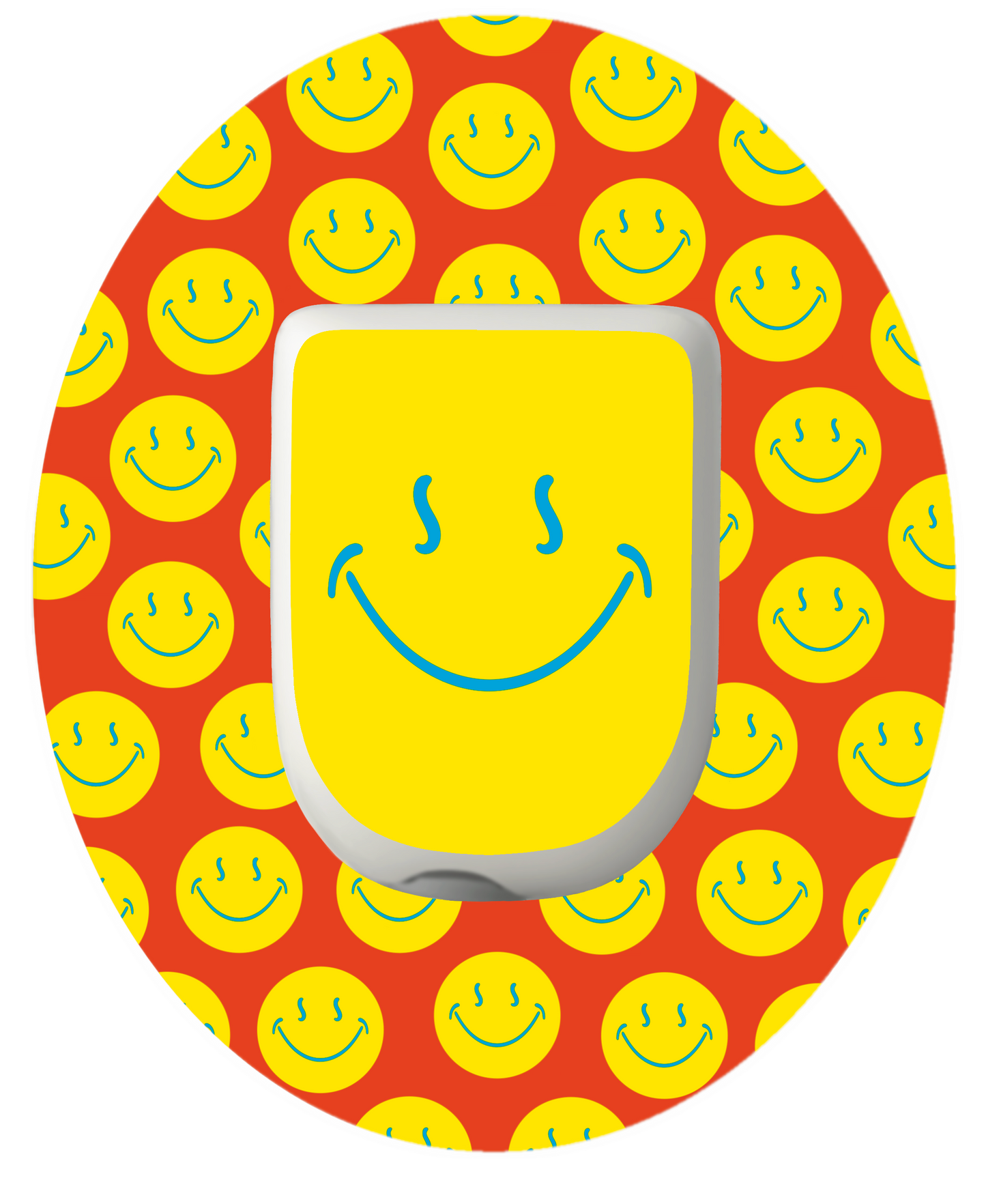 Smiley Orange Patches