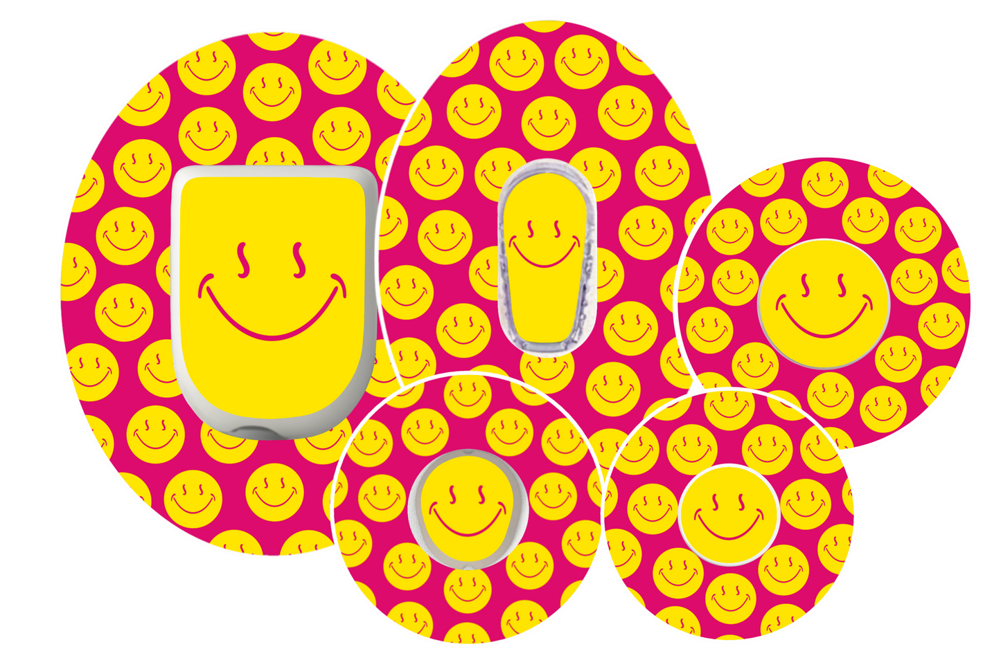 Smiley Pink Patches