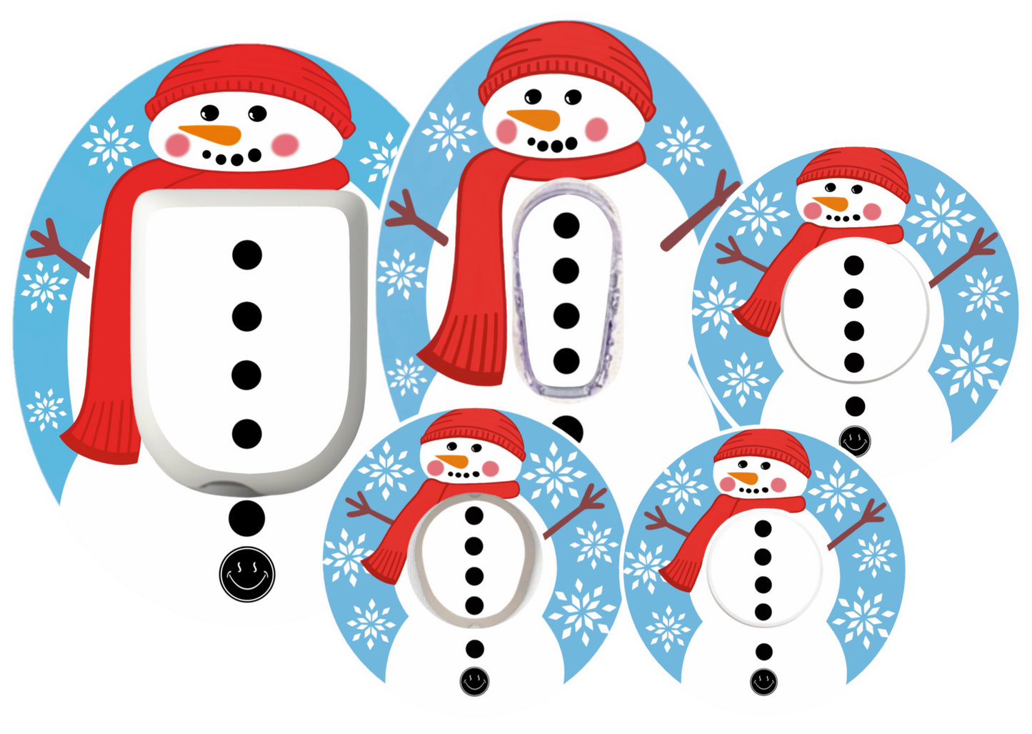 Snowman Patches