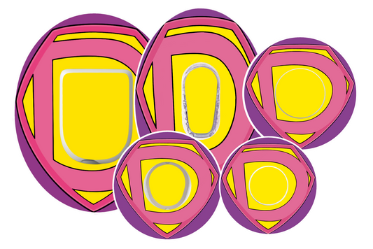 Super D Pink Patches