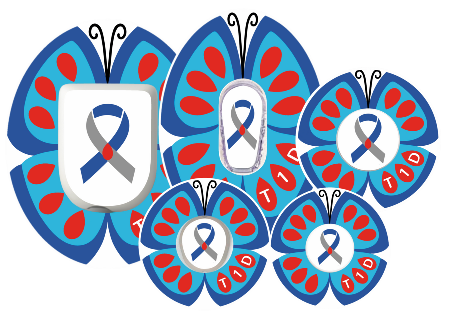 T1D Butterfly Patches