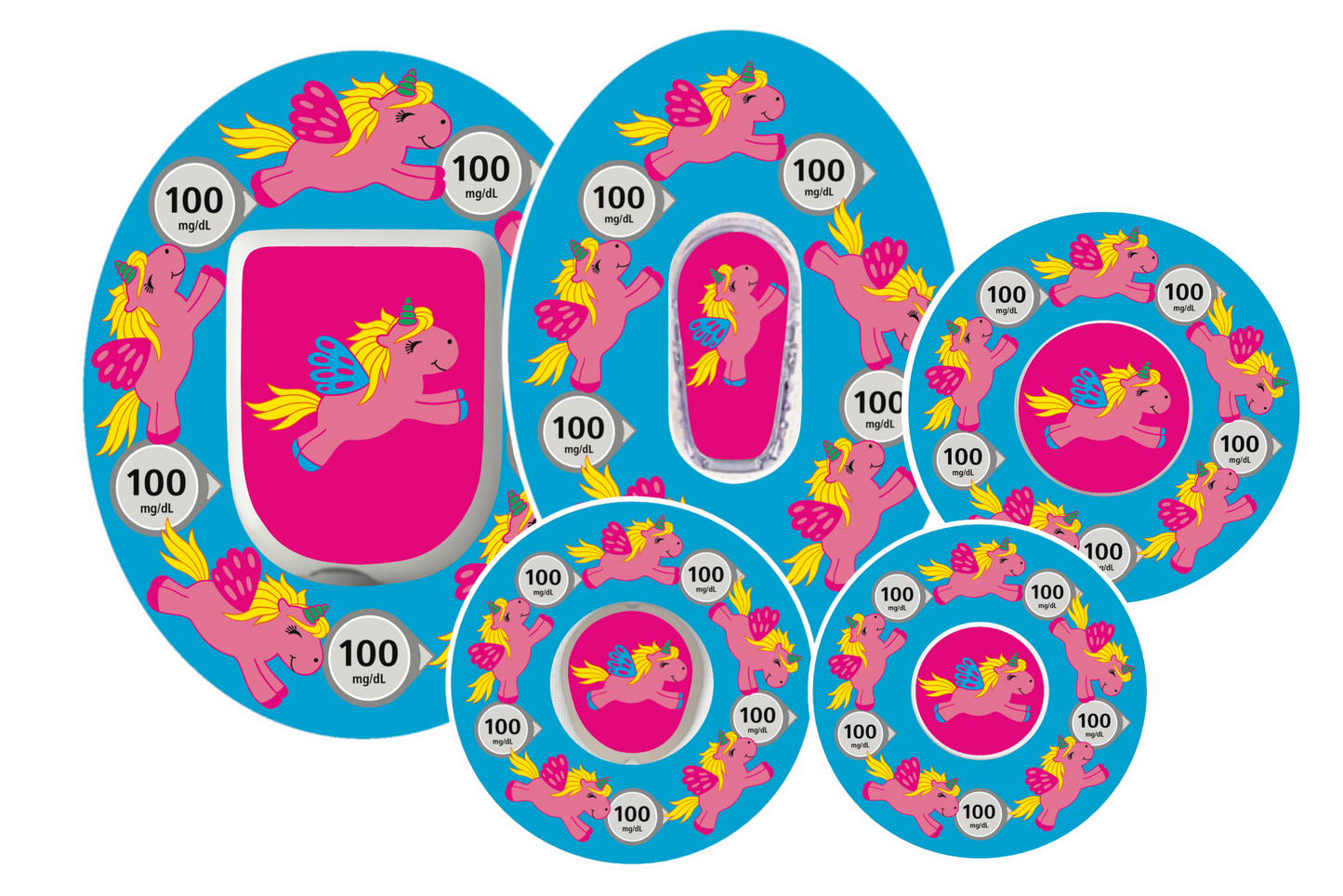 Unicorns (100 mg/dL) Patches