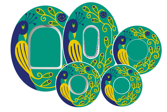 Wild Peacock Patches