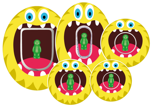 Yellow Monster Patches