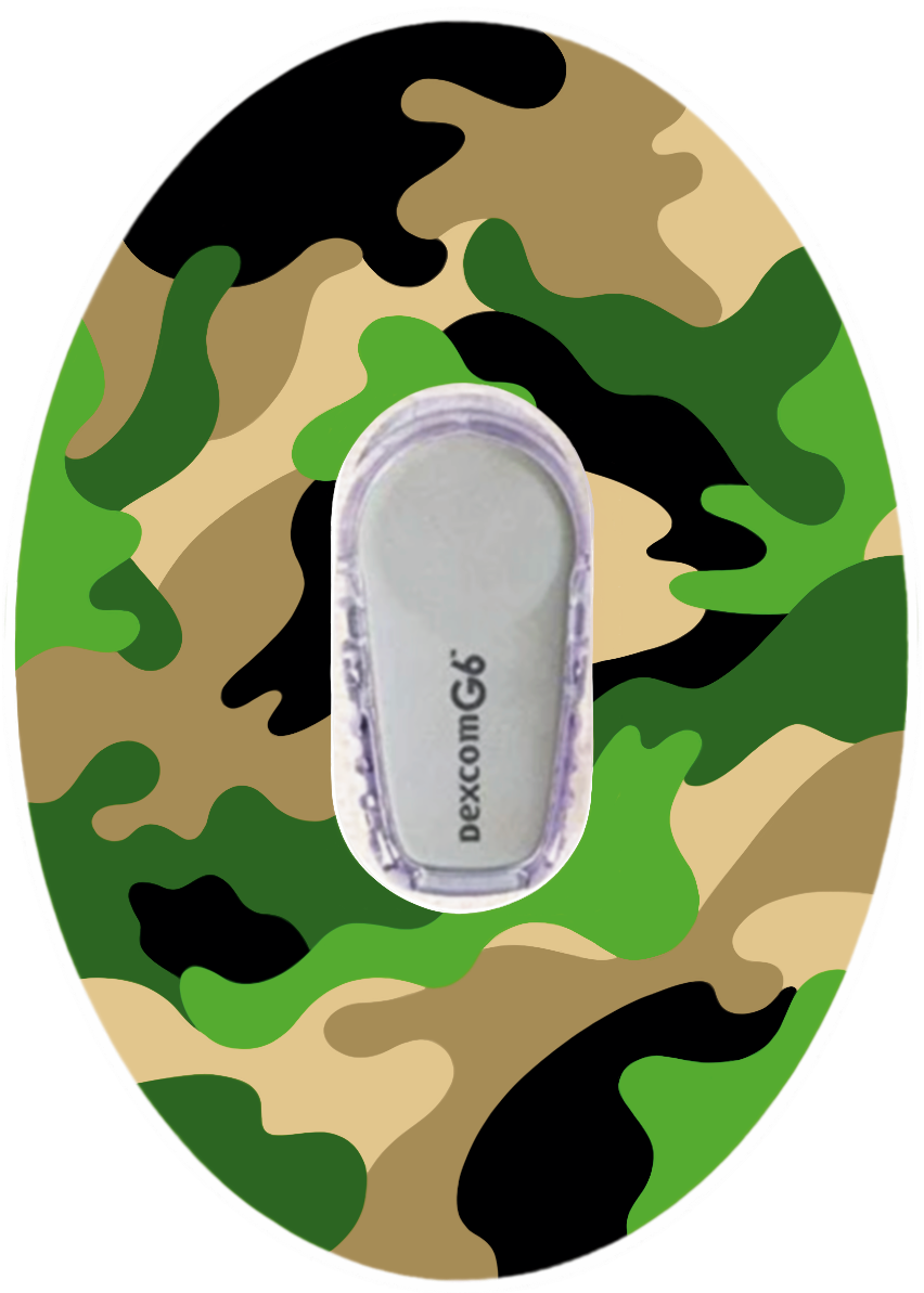Green Camo Patches