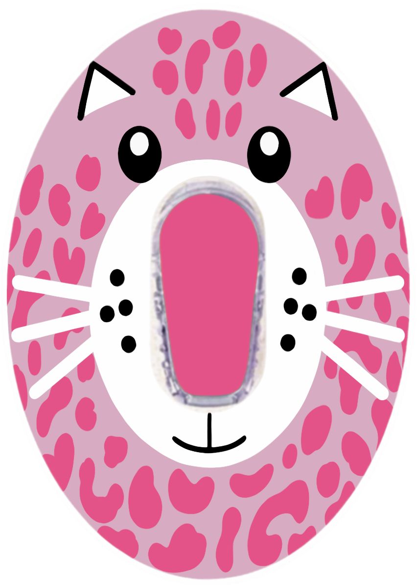 Pink Leopard Patches