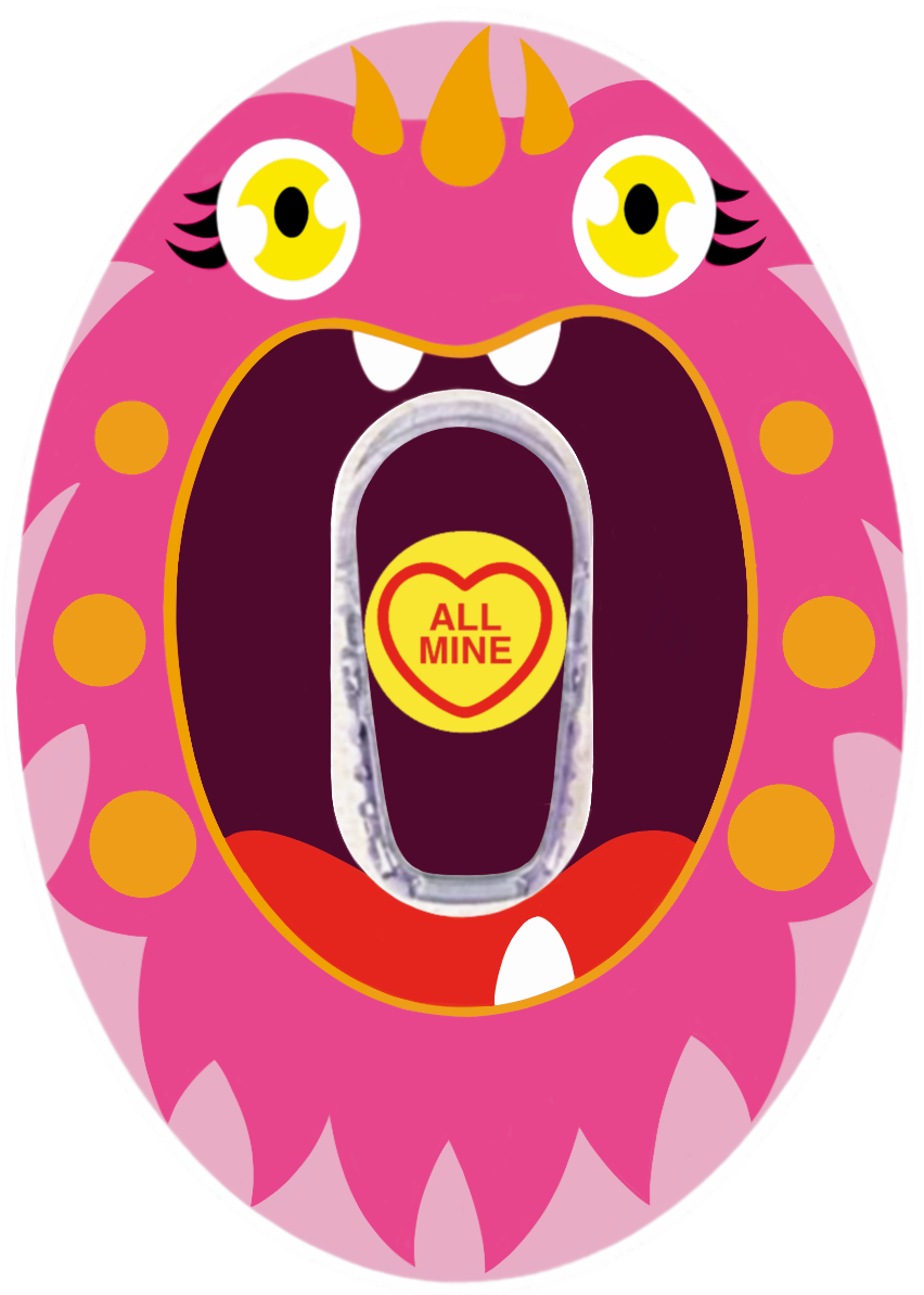 Pink Monster Patches