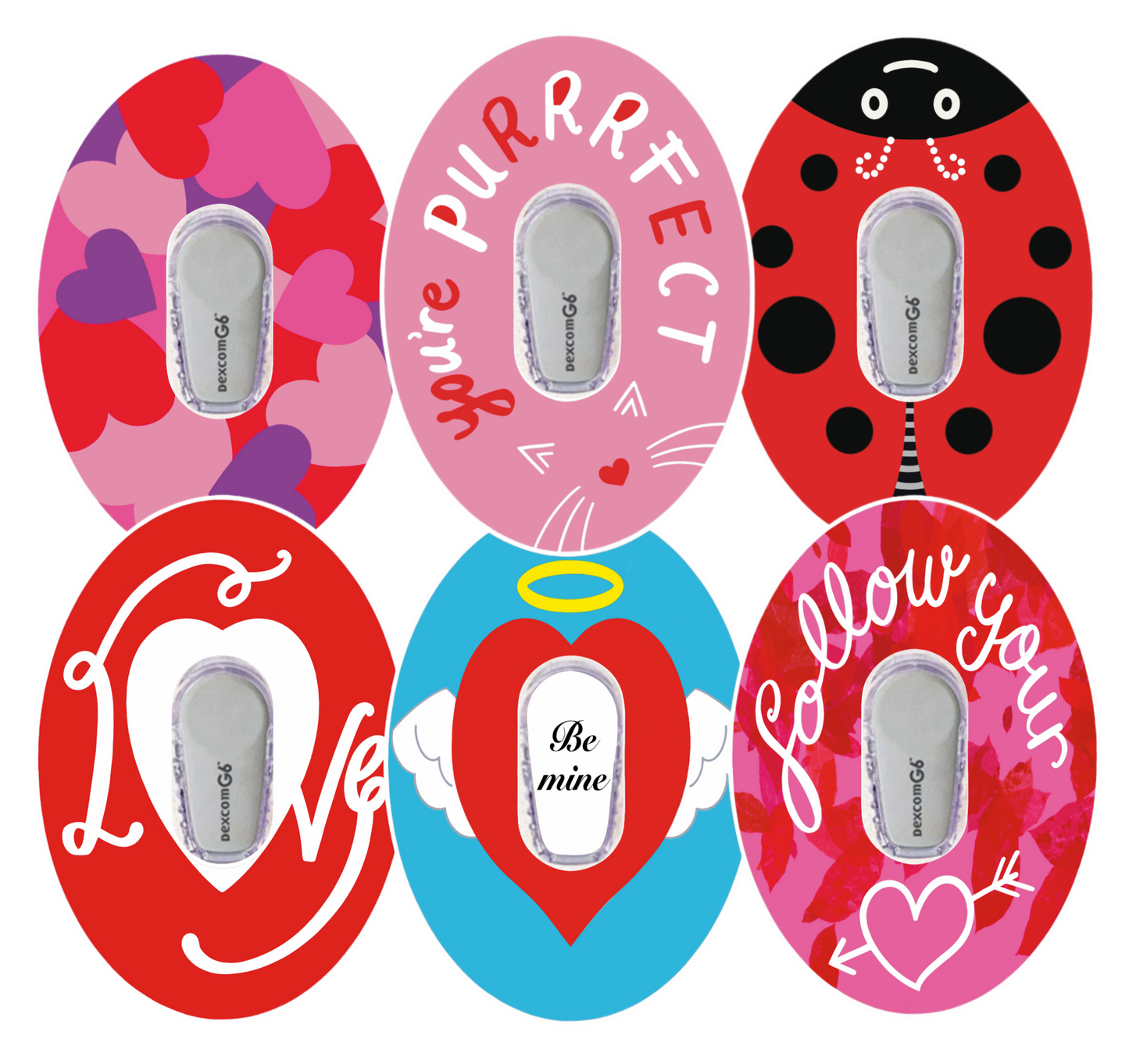 Dexcom G6 Vertical Valentines Bundle