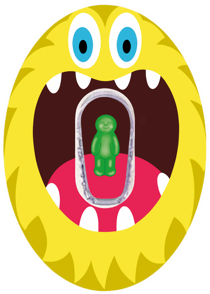 Yellow Monster Patches