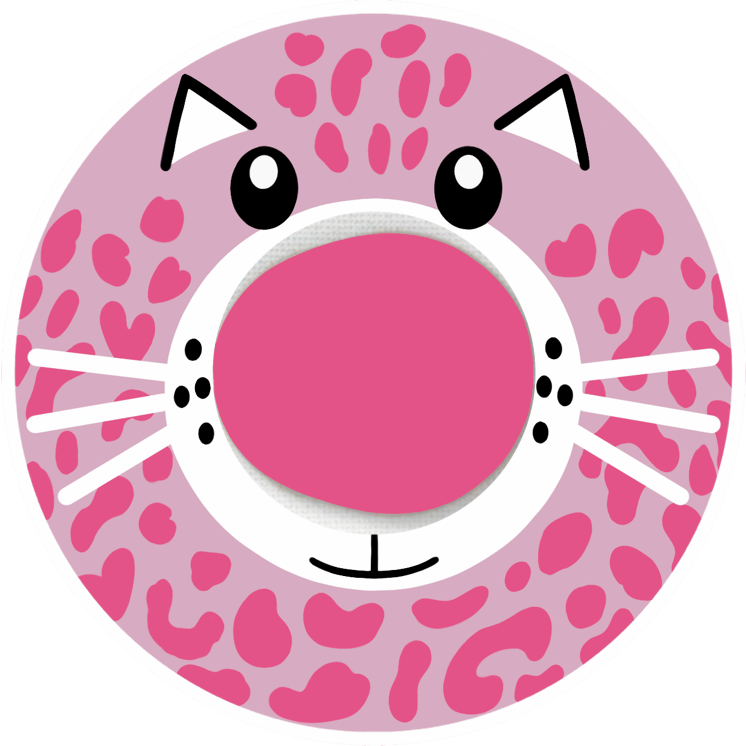 Pink Leopard Patches