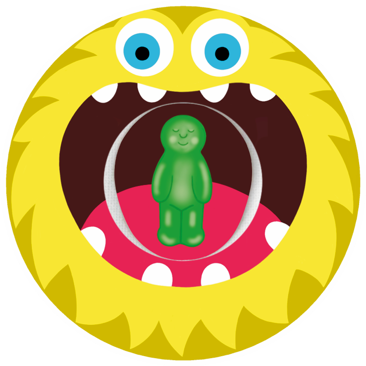 Yellow Monster Patches
