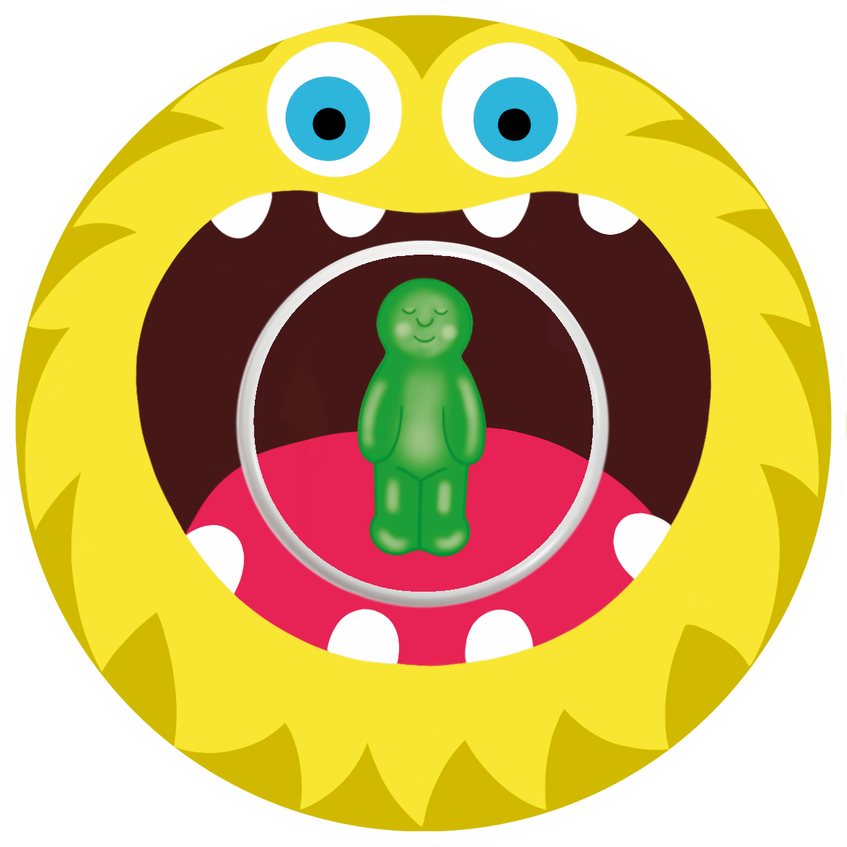 Yellow Monster Patches
